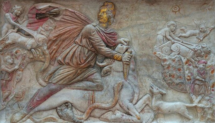 Each tauroctony shows Mithras slaying the sacred bull.