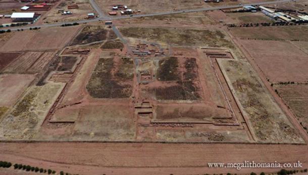 Puma Punku from the air (Author provided)