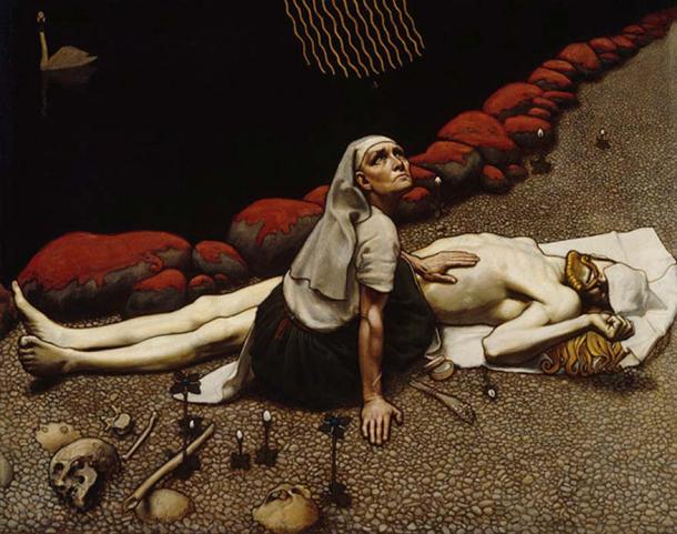 ‘Lemminkäinen's Mother’ (1897) by Akseli Gallen-Kallela.