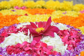 Onam: The Festival of Flower Carpets (Pookalam), Floral Rangoli ...
