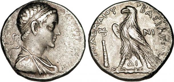 Tetradrachm issued by Ptolemy V Epiphanes. (CC BY SA 3.0)