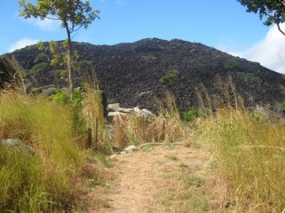 A trail leading to Black Mountain