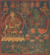 Buddhist art, Thangka painting, Green tara