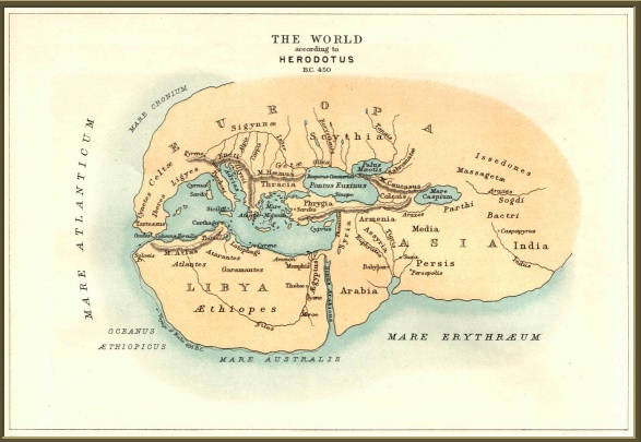 Herodotus map, Atlantis