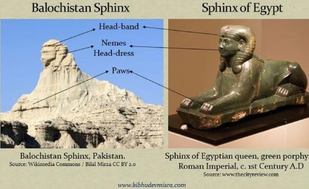 Balochistan Sphinx Resemblance Features To Sphinx Of Egypt