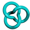 Animation of trefoil knot