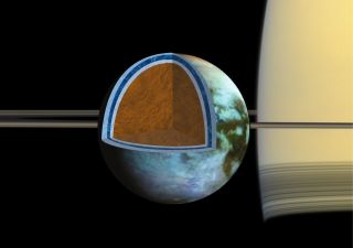 Saturn Moon Titan's Ocean Super Salty