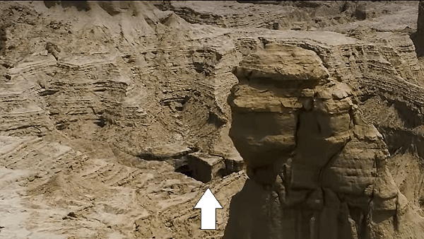 Balochistan Sphinx hidden cave entrance